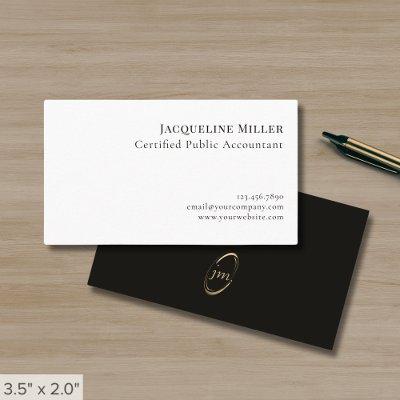 Simple Professional Elegant Monogram