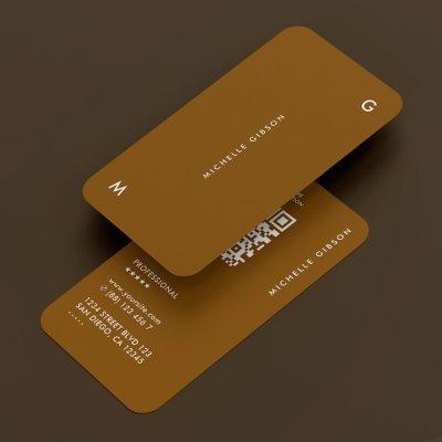 Simple Professional Modern Brown