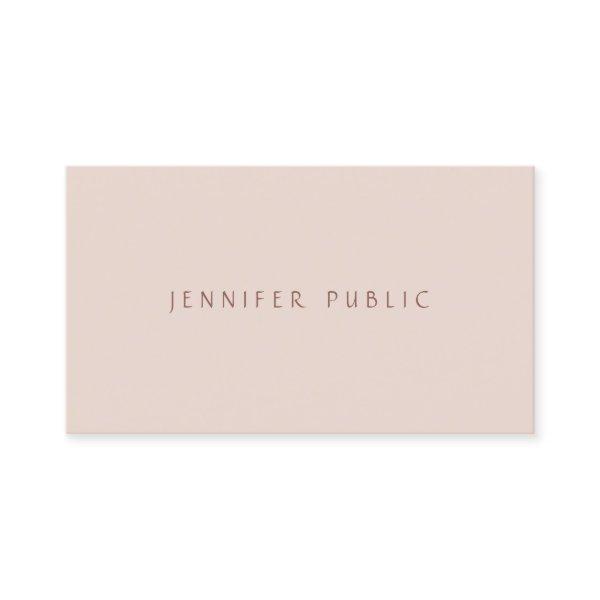 Simple Professional Modern Elegant Color Template