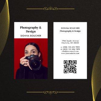 Simple & Professional Photographer QR Code