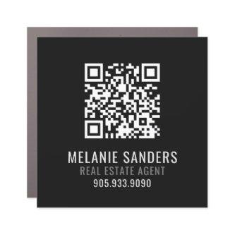 SIMPLE REALTOR PROMOTIONAL QR CODE CAR MAGNET