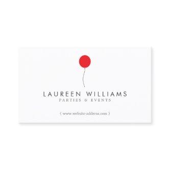 Simple Red Balloon Event Planner, Party Planner