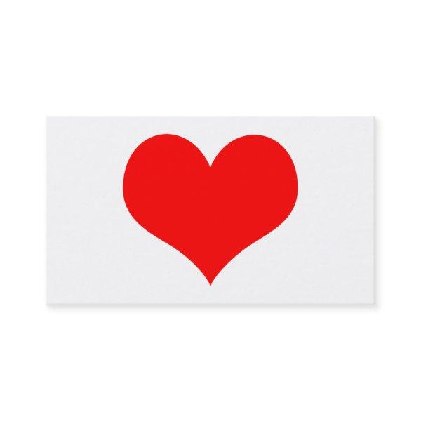 simple red heart