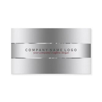 Simple Silver Gray Stainless Steel Look