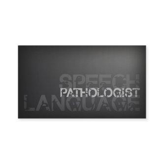 Simple Silver Speech-Language Pathologist Card