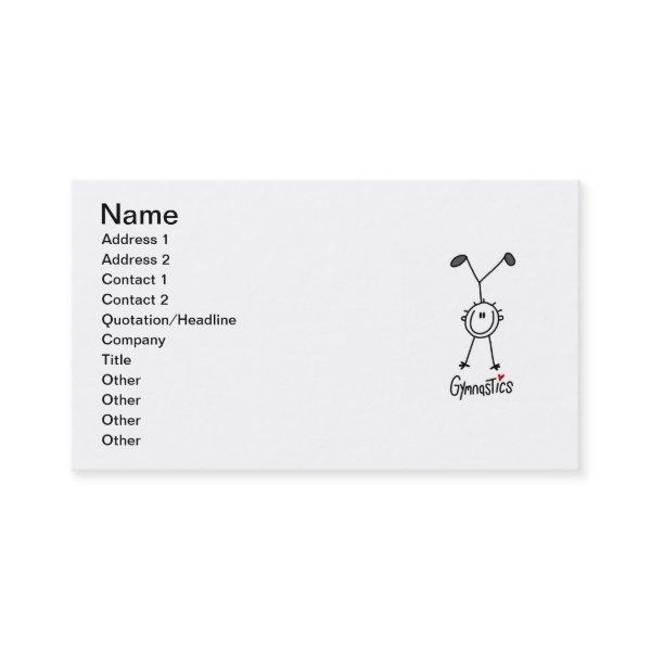 Simple Stick Figure Gymnast