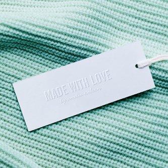 Simple Stylish Personalize Bold Made with Love Embosser