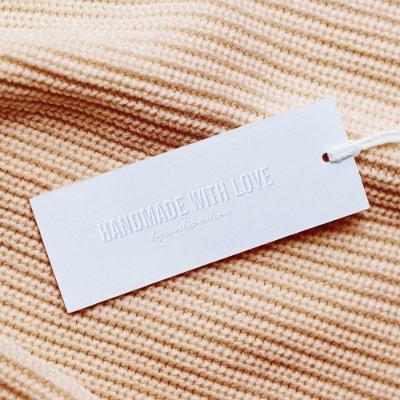 Simple Stylish Personalize Handmade with Love Embosser