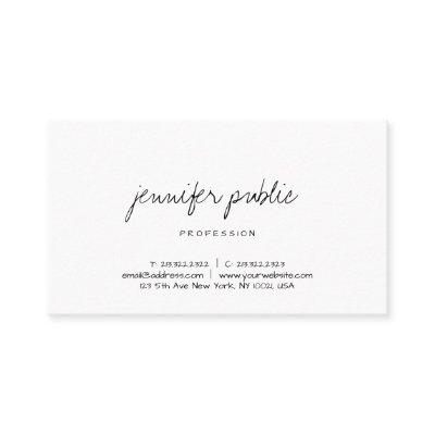 Simple Template Modern Handwritten Professional