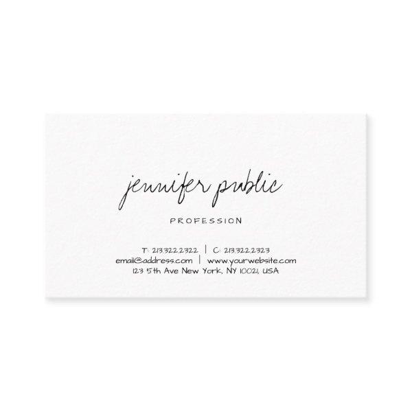 Simple Template Modern Handwritten Professional