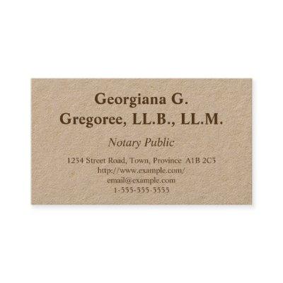 Simple & Traditional Notary Public