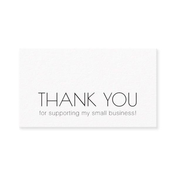 Simple Typography Company Thank You