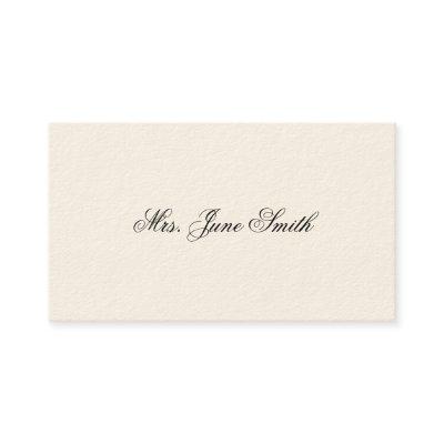 Simple Victorian Calling Cards