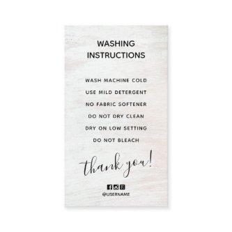 Simple Washing Instructions Wood