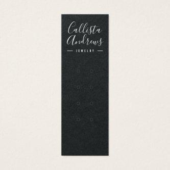 Simple White Black Multiple Earring Display Card