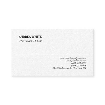 Simple White Elegant Plain Professional Minimalist