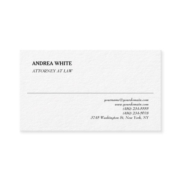 Simple White Elegant Plain Professional Minimalist