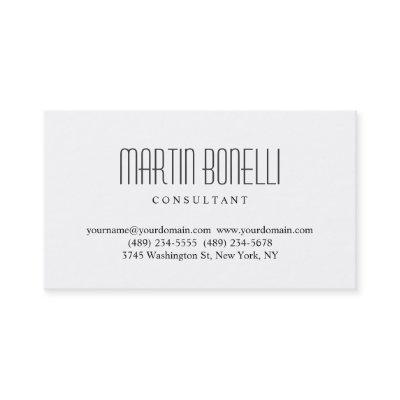 Simple White Professional