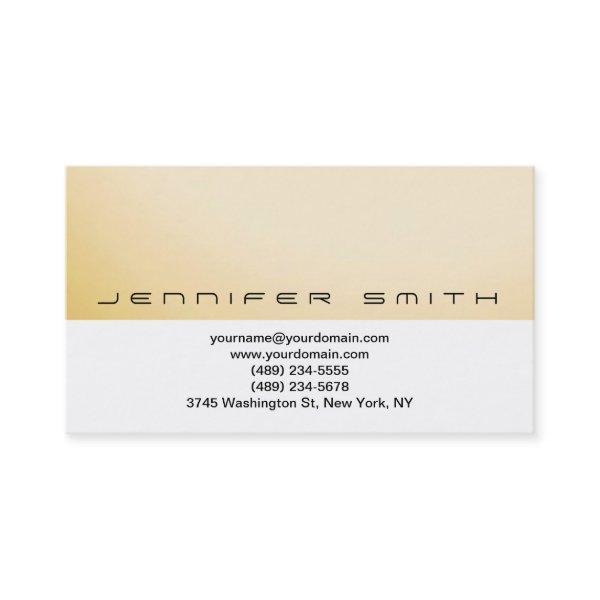 Simple White Yellow Plain