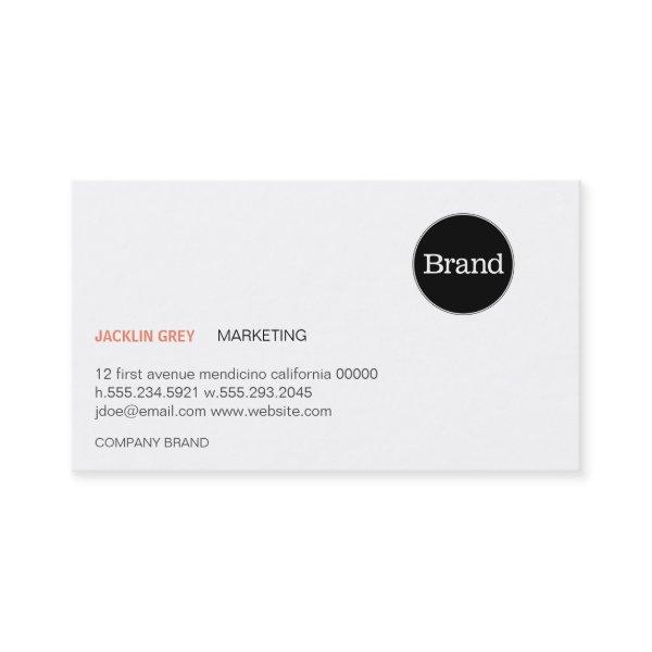 Simple with Logo (salmon)