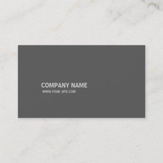 Simples Modern Elegant Company Gray