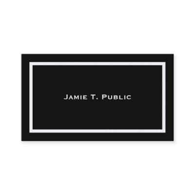 Simplicity: White Banded Frame, Black Background