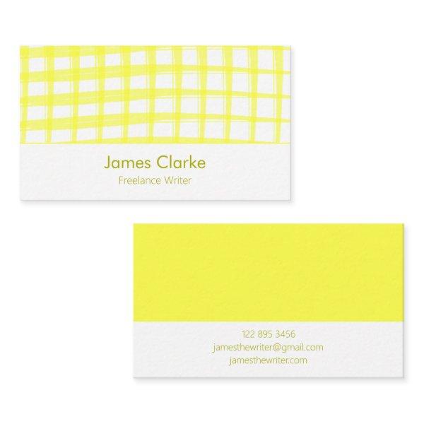 Simply Modern Yellow Lattice Design