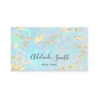 simulated glitter on faux iridescent opal photo