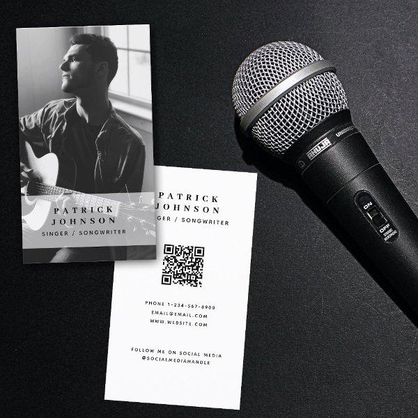 Singer Musician Songwriter Photo QR Code
