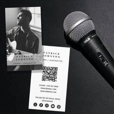 Singer Musician Songwriter Photo QR Code