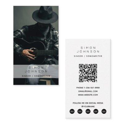 Singer Musician Songwriter Photography QR Code