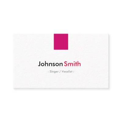 Singer / Vocalist - Simple Rose Pink
