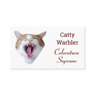 Singing Cat coloratura soprano funny