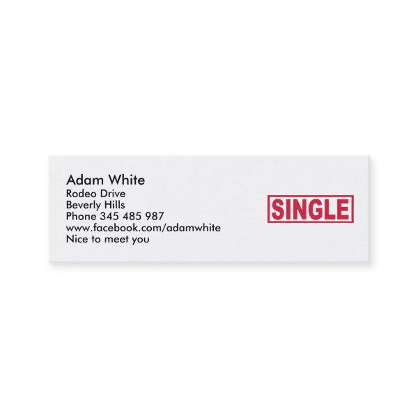 Single Mini