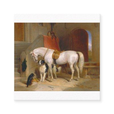 Sir Edwin Henry Landseer Favourites 1838 Square