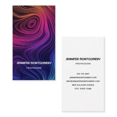 Sixties Vibe Circles & Swirls Pattern