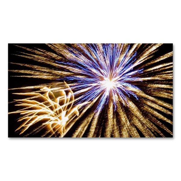 Sizzling Fireworks Display  Magnet
