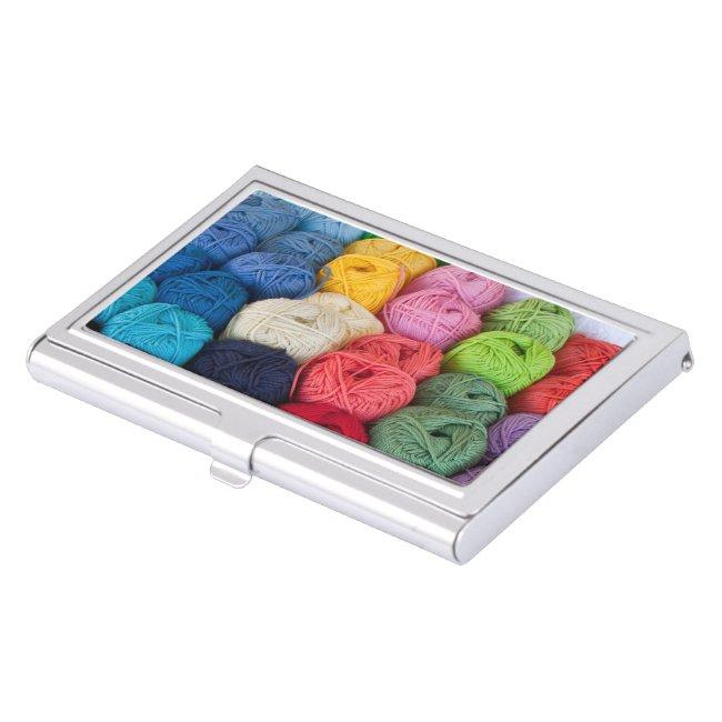 Skeins of yarn holder