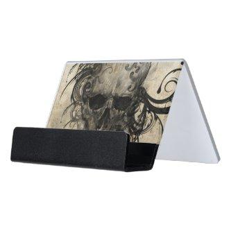 Sketch Of Tattoo Art, Handmade Illustration Desk  Holder