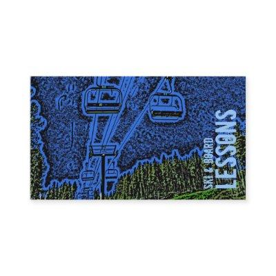 Ski and Board Lesson customizable
