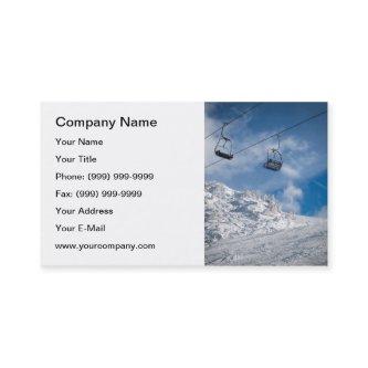Ski chair lift