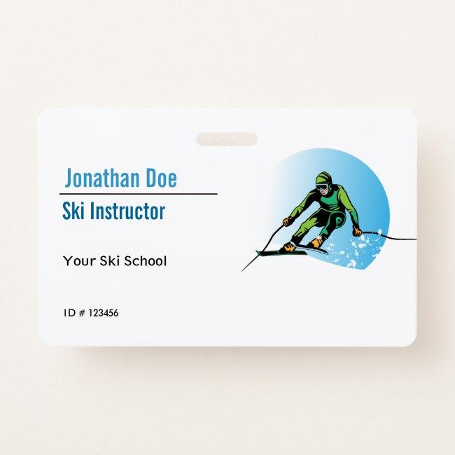 Ski Instructor Badge
