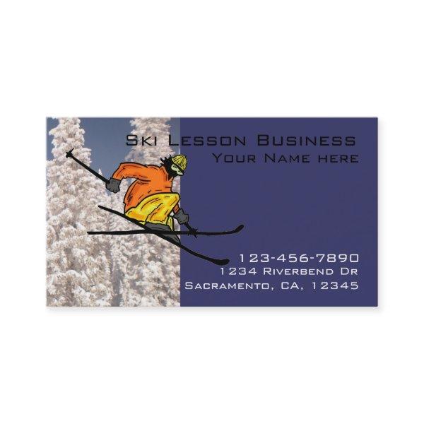 Ski lesson customizable