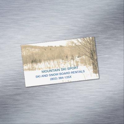 Ski Resort/Ski Rentals /Ski Lessons Mountain  Magnet