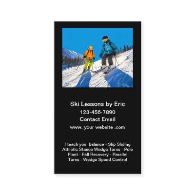 Ski Slope Lessons Instructor