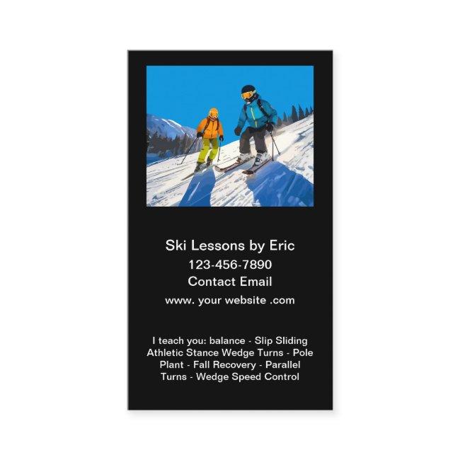 Ski Slope Lessons Instructor