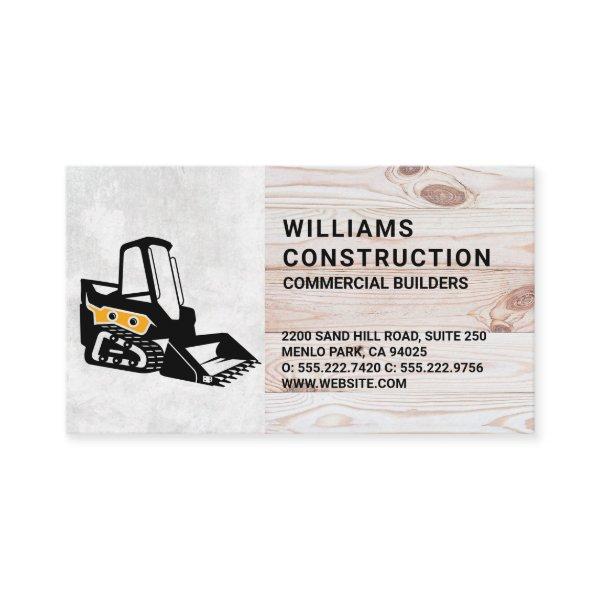 Skid Steer Construction Vehicle | Wood