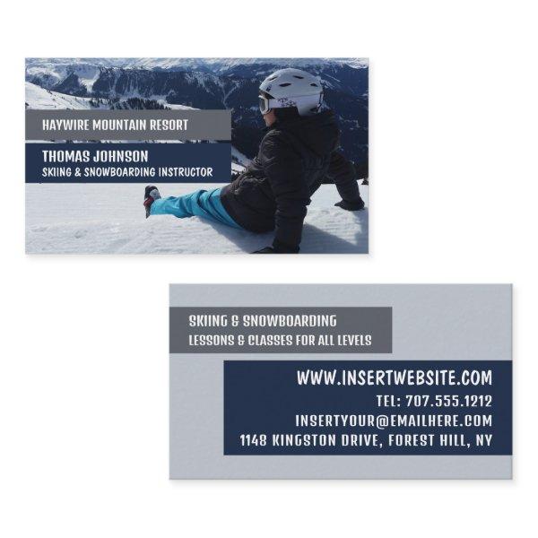 Skier Portrait, Skier & Snowboarder Instructor