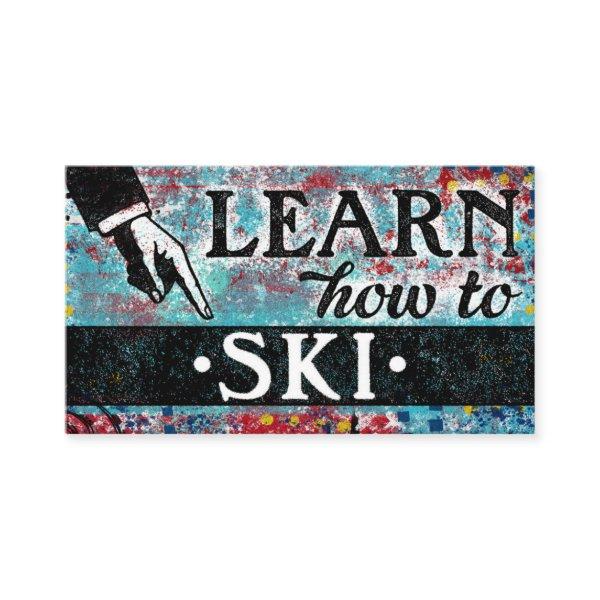Skiing Lessons  - Blue Red