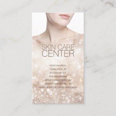 Skin Care Center Dermatologist Shimmering Card